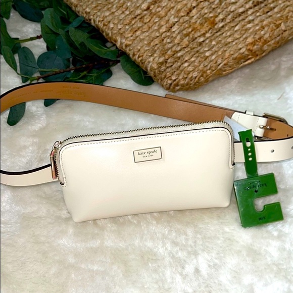 Kate Spade Saffiano leather zip top belt bag - Picture 5 of 8